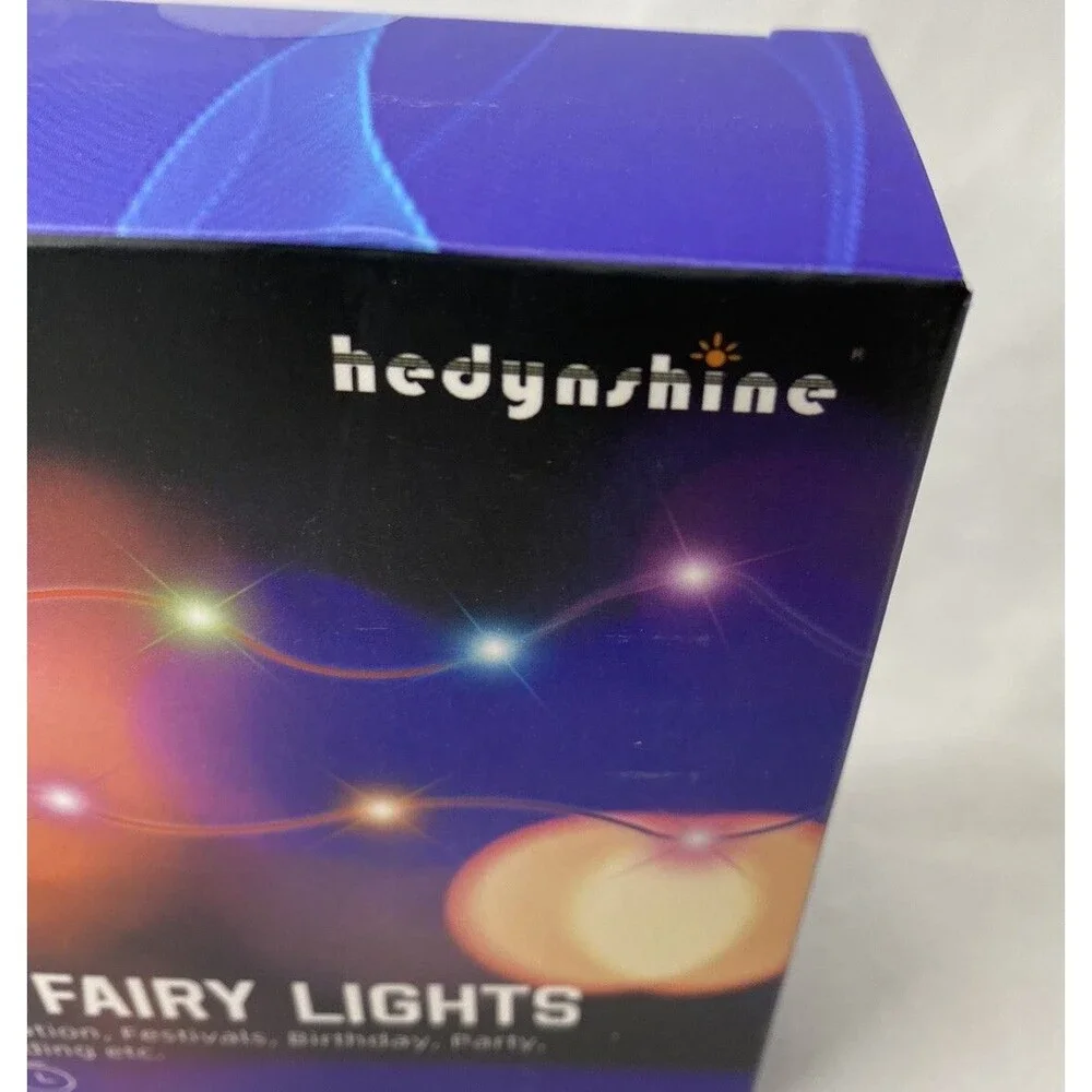 HEDYNSHINE Smart Fairy Lights 50ft Multicolor LED USB/Remote/App Control Decor